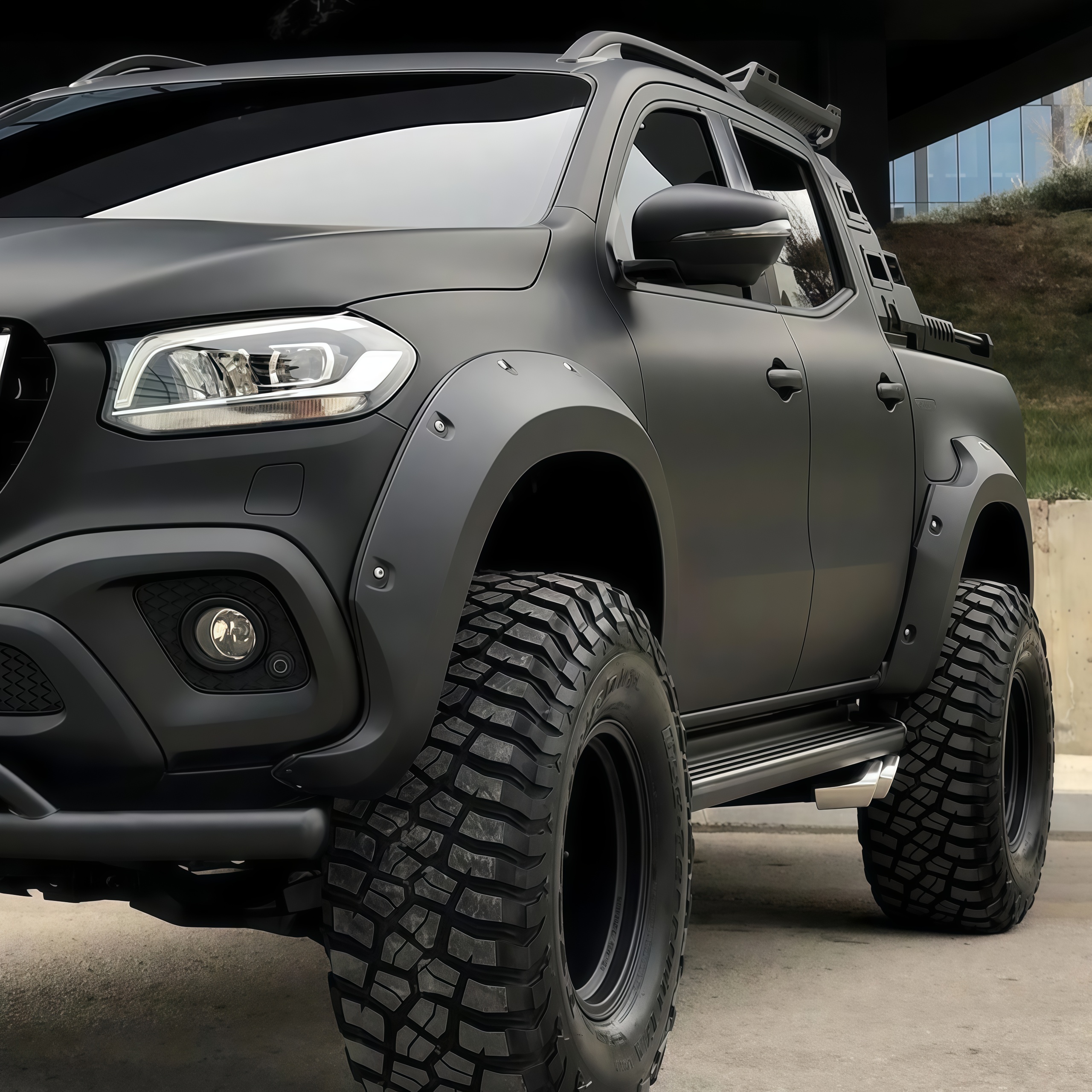 Youngsoul Wholesaler Fender Flares Arch High Quality ABS Material Wheel Flares 4X4 Offroad Car Accessories for X-Class 470 2017