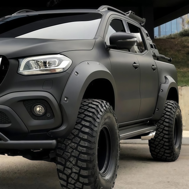 Youngsoul Wholesaler Fender Flares Arch High Quality ABS Material Wheel Flares 4X4 Offroad Car Accessories for X-Class 470 2017