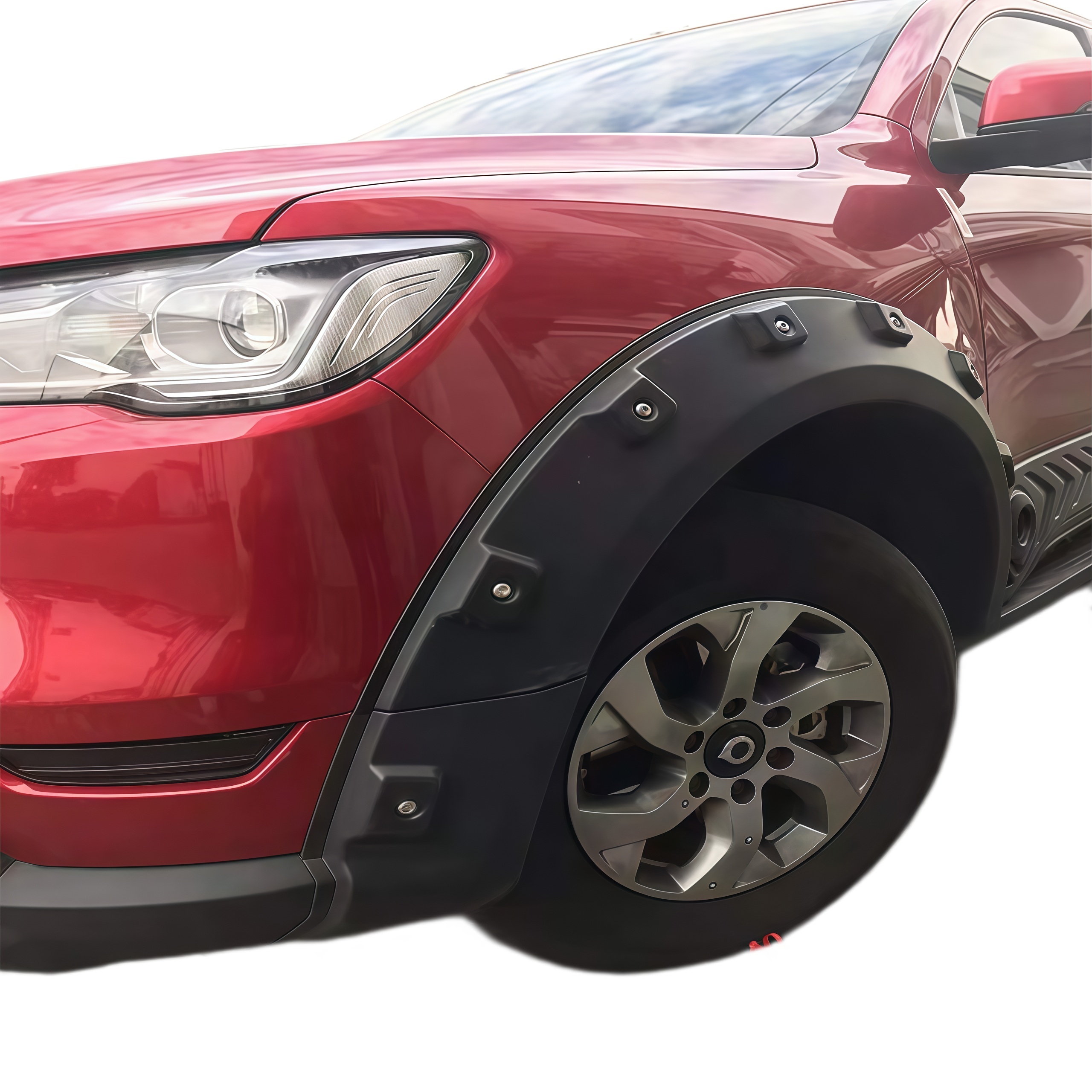 Factory New Arrival 4X4 Spare Parts ABS Modified Fenders with Rivet Paint Black Fender Flares for GM Poer 2019+