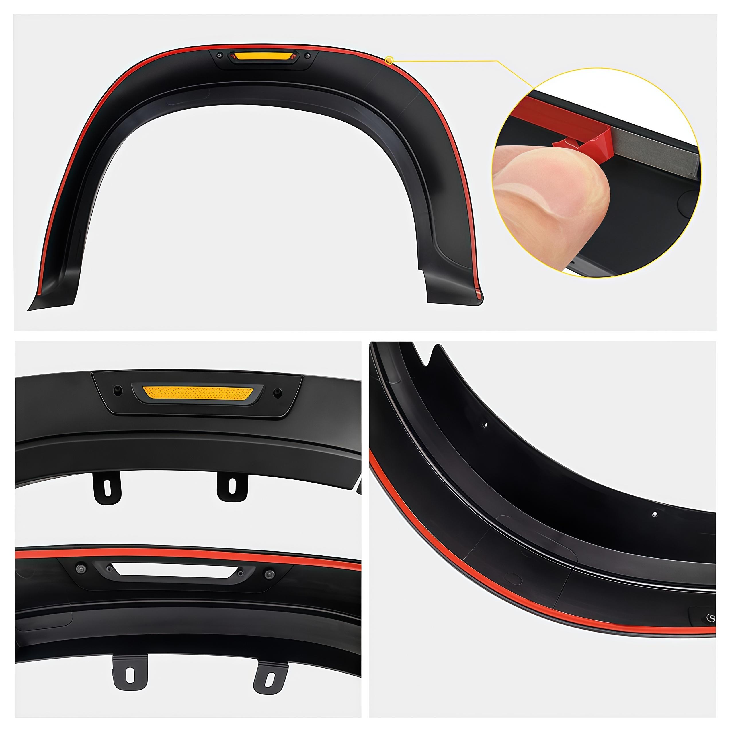 High Quality 4X4 Pickup Accessories ABS Wheel Fender Flares for Navara Np300 Fender Flare Spare Parts