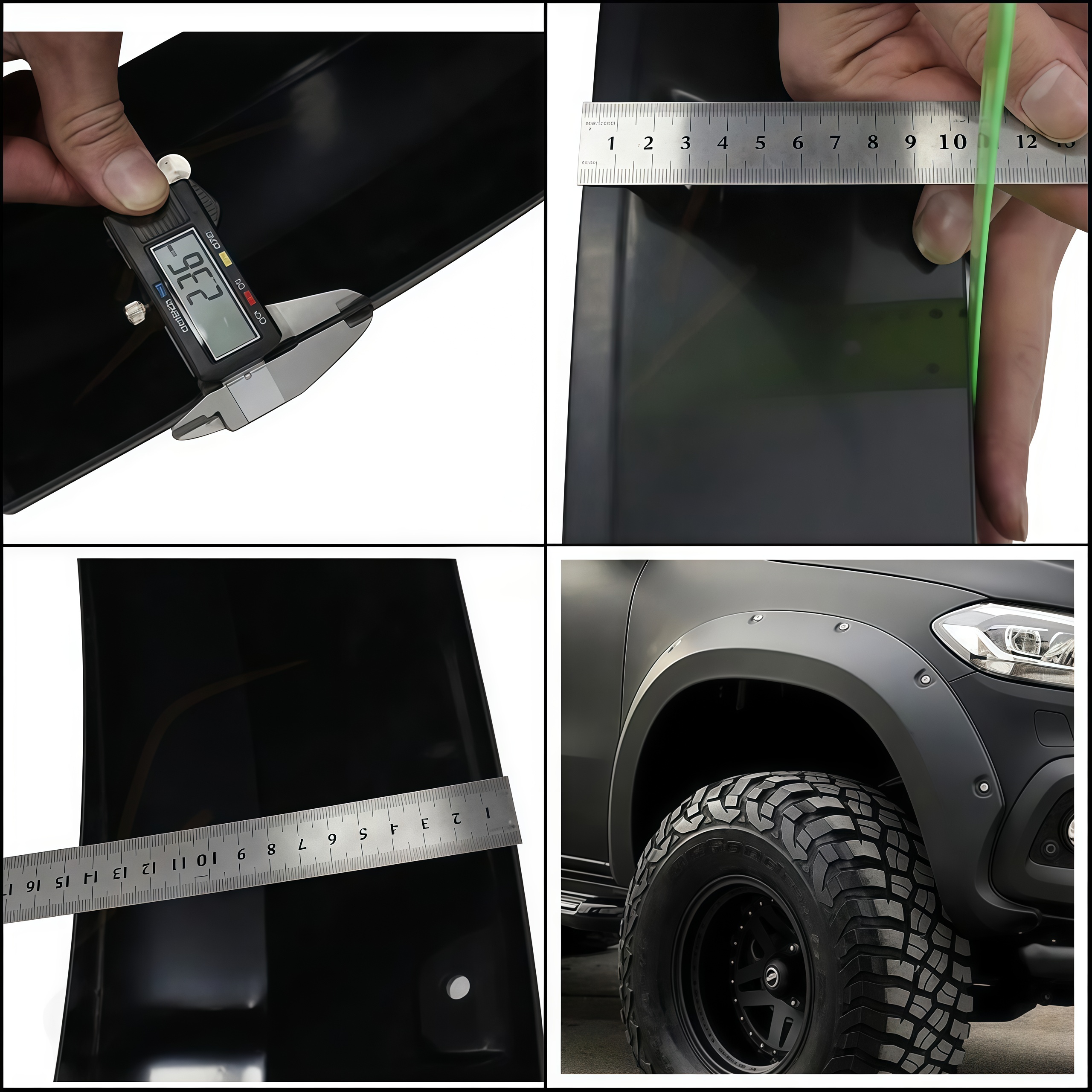 Youngsoul Wholesaler Fender Flares Arch High Quality ABS Material Wheel Flares 4X4 Offroad Car Accessories for X-Class 470 2017