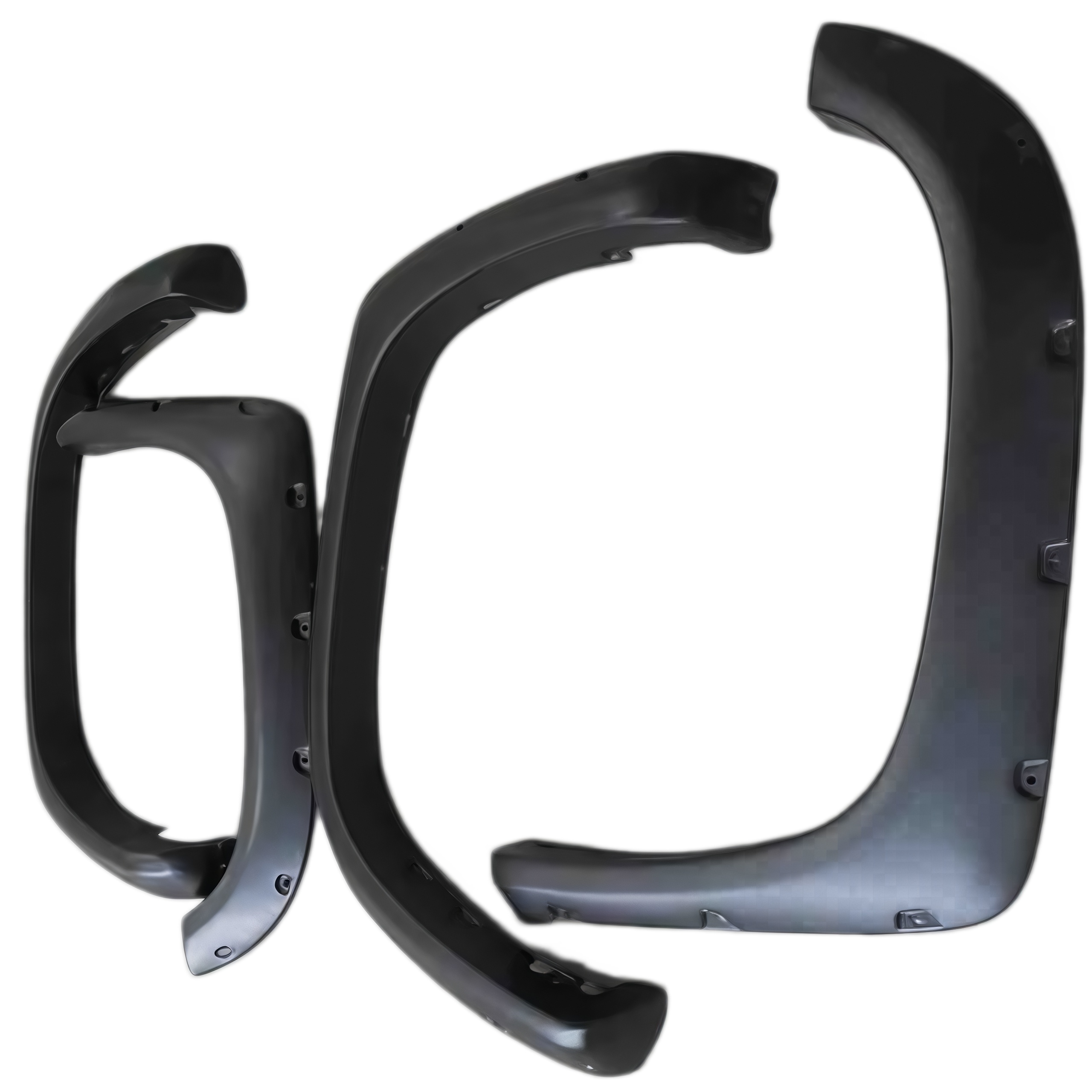 High Quality 4X4 Accessories Automotive Parts ABS Black Extended Fender Flares for Tundra