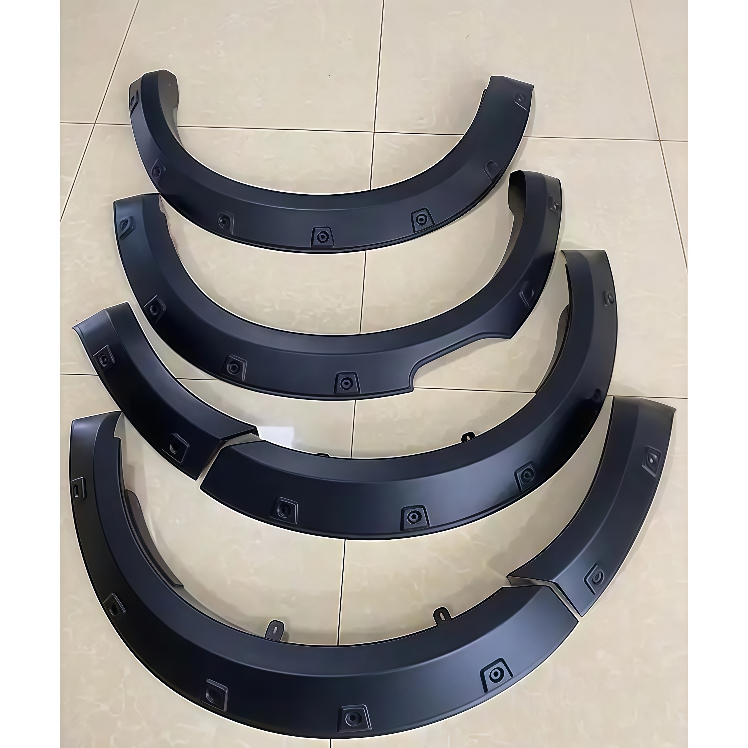 Truck Body Spare Accessories Wheel Eyebrow Protector Lip Sticker Trim Fender Flare for Mazda Bt50 2021+