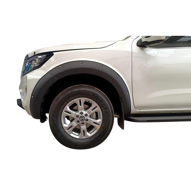 Car 4PCS Wheel Side Protector 6" Trim Matte Black Wheel Fender Flares for Nissan Navara Np300 2021 Fender Flares