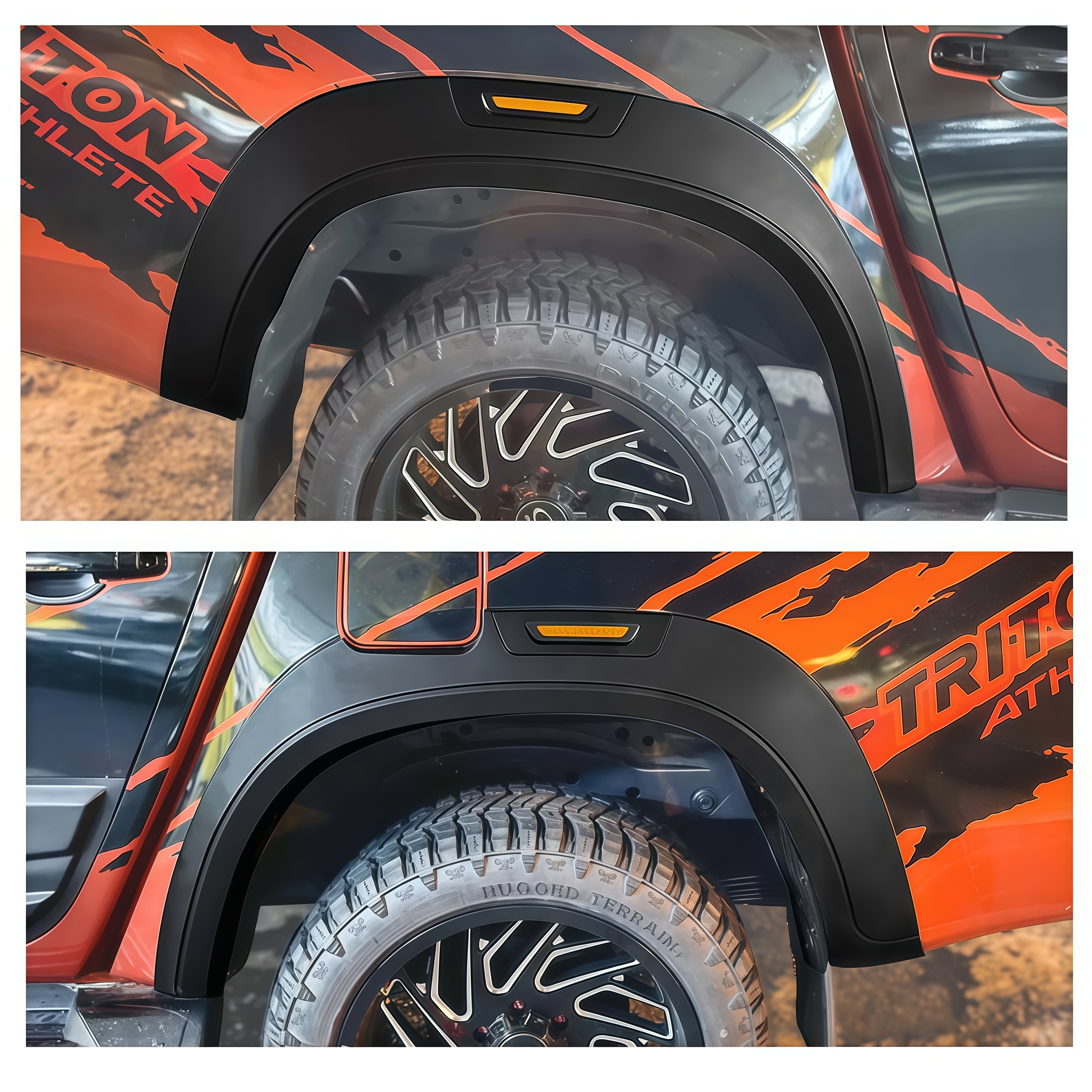 High Quality 4X4 Pickup Accessories ABS Wheel Fender Flares for Navara Np300 Fender Flare Spare Parts