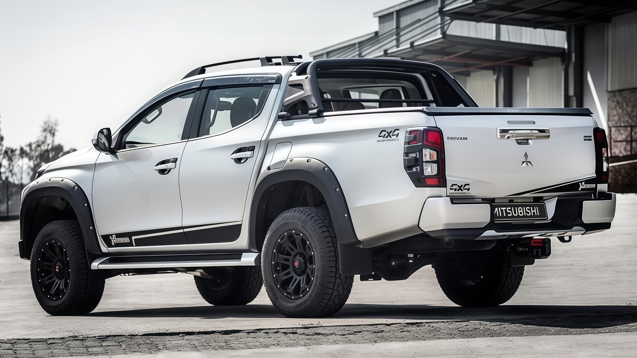 4X4 Offroad Wheel Arches Fender Flares for Mitsubishi Triton L200 2019 2020 2021 2022 2023 2024
