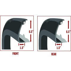 Auto Spare Parts Fender Flares for Tundra Truck ABS 4X4 off Road Wheel Arch Flares for Tundra