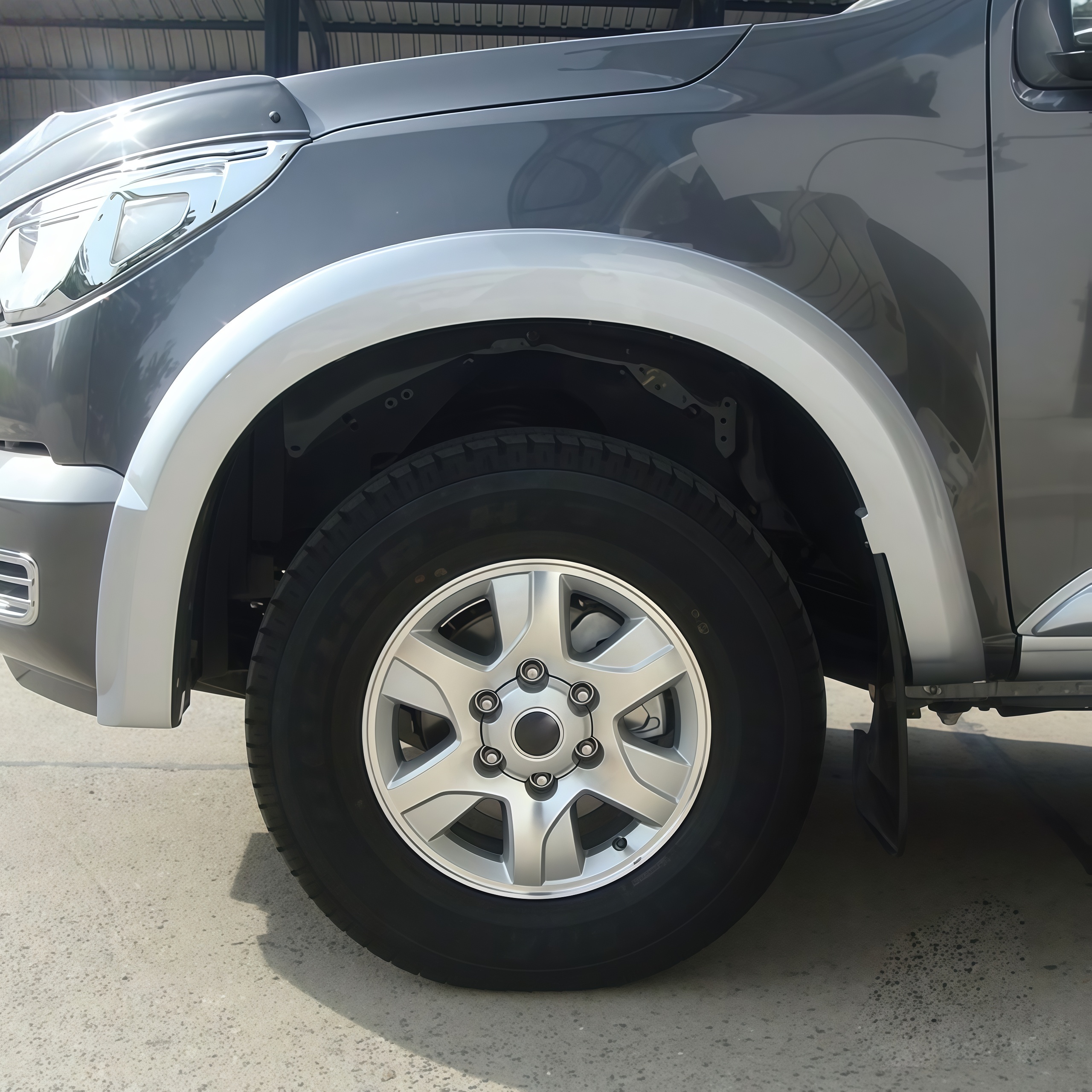 ABS Pocket Rivet Style Wheel Arch Well Wide Body Parts Car Fender Flares for Colorado 2016+
