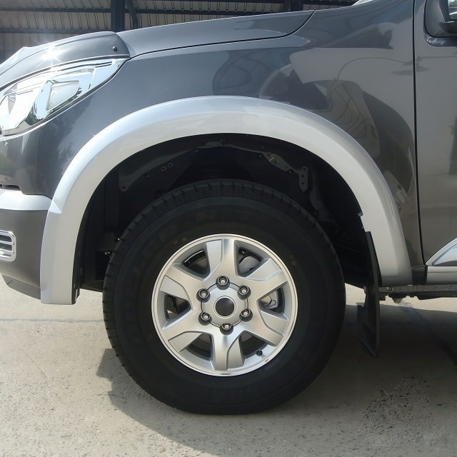 ABS Pocket Rivet Style Wheel Arch Well Wide Body Parts Car Fender Flares for Colorado 2016+
