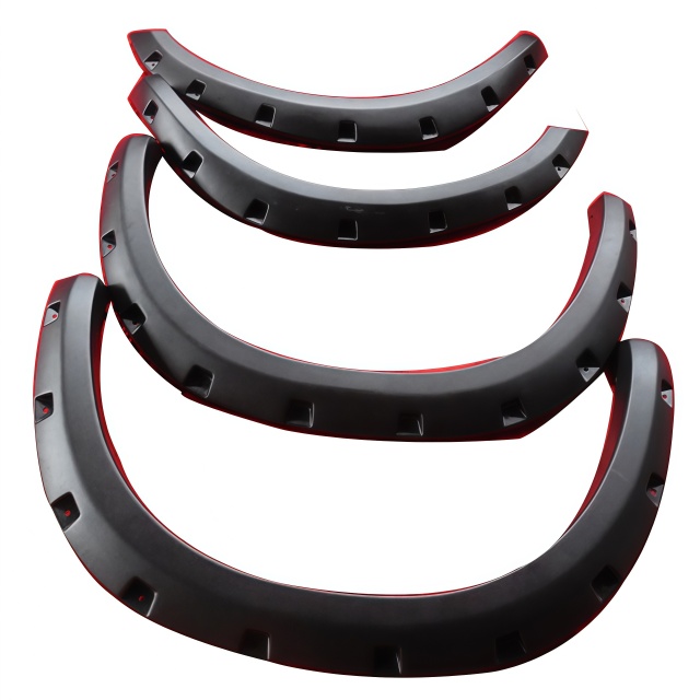ABS Fender Flares for RAM1500 2009-2014 Universal Model Decoration Car Wheel Side Fenders Vents Trim