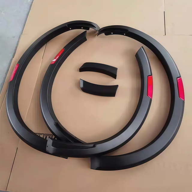 Offroad SUV Car Fender Flares 4X4 Auto Parts Wheel Arch Fender Flares with LED Lights for Navara Np300