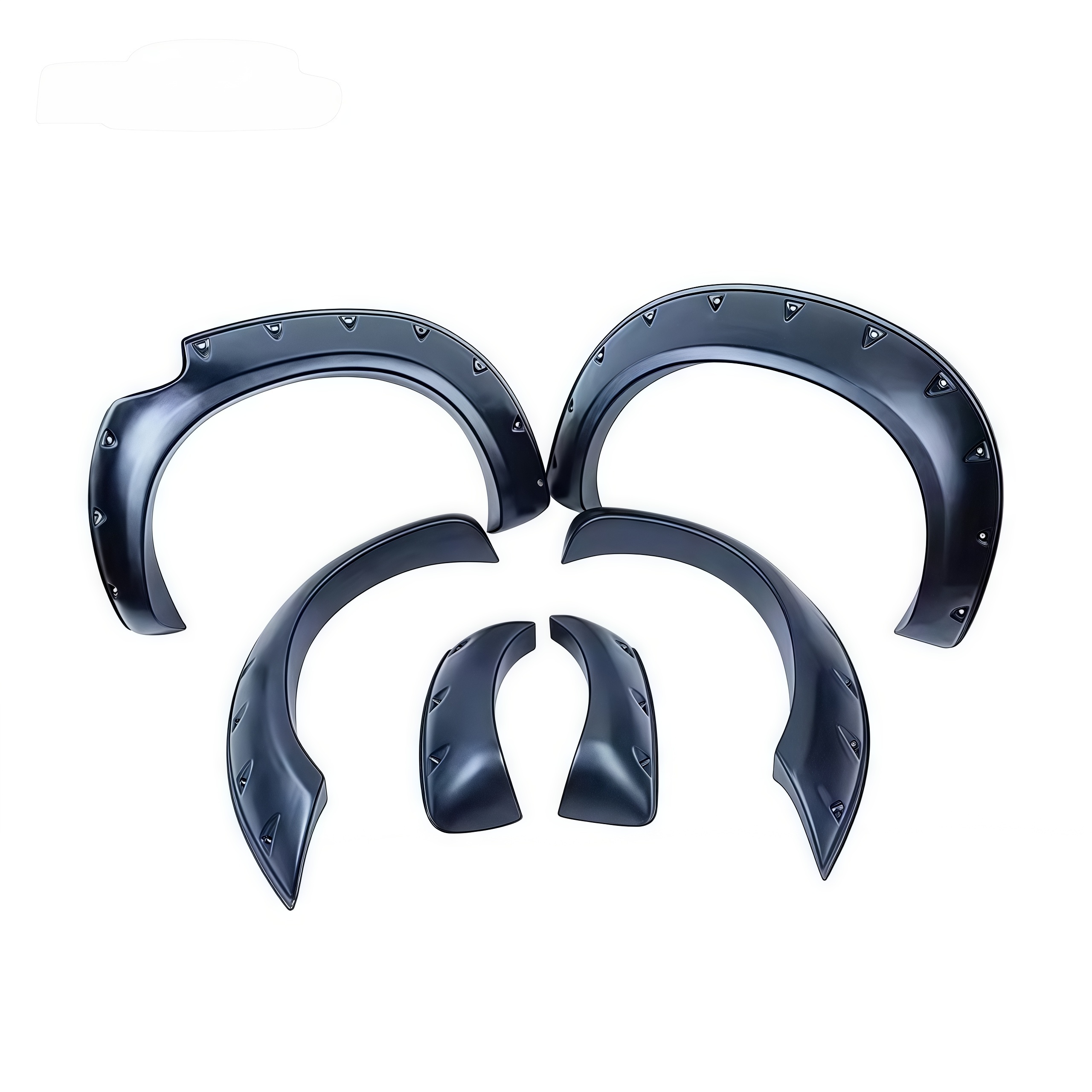 Youngsoul Auto Parts Hot Selling Pickup Truck Accessories 4X4 Fender Flares Wheel Flares for Hilux Revo Vigo