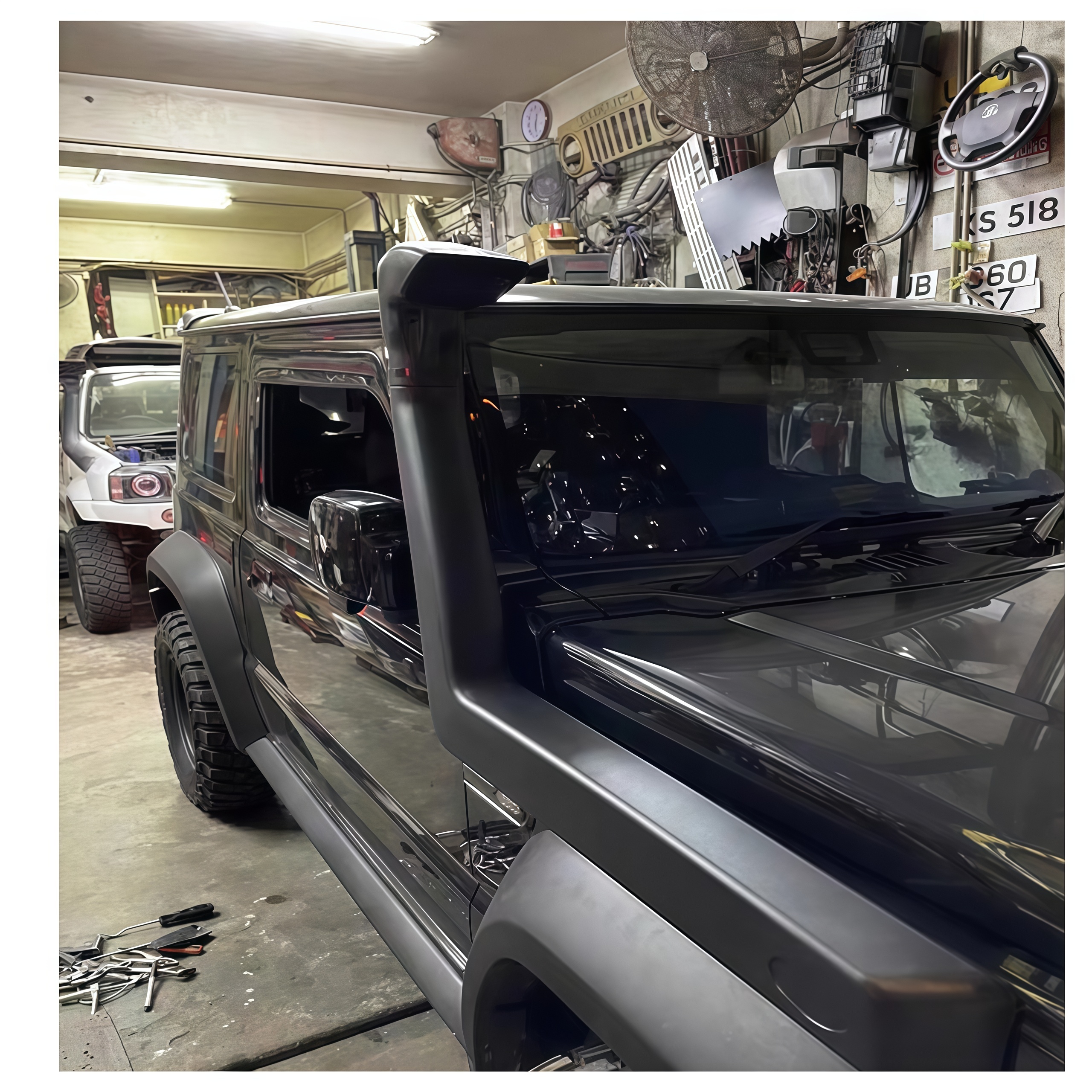 Factory Made Pick up Truck Spare Accessoires Snorkel Universel 4WD 4X4 Car Snorkel for Jimny 2019-2021
