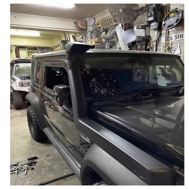Factory Made Pick up Truck Spare Accessoires Snorkel Universel 4WD 4X4 Car Snorkel for Jimny 2019-2021