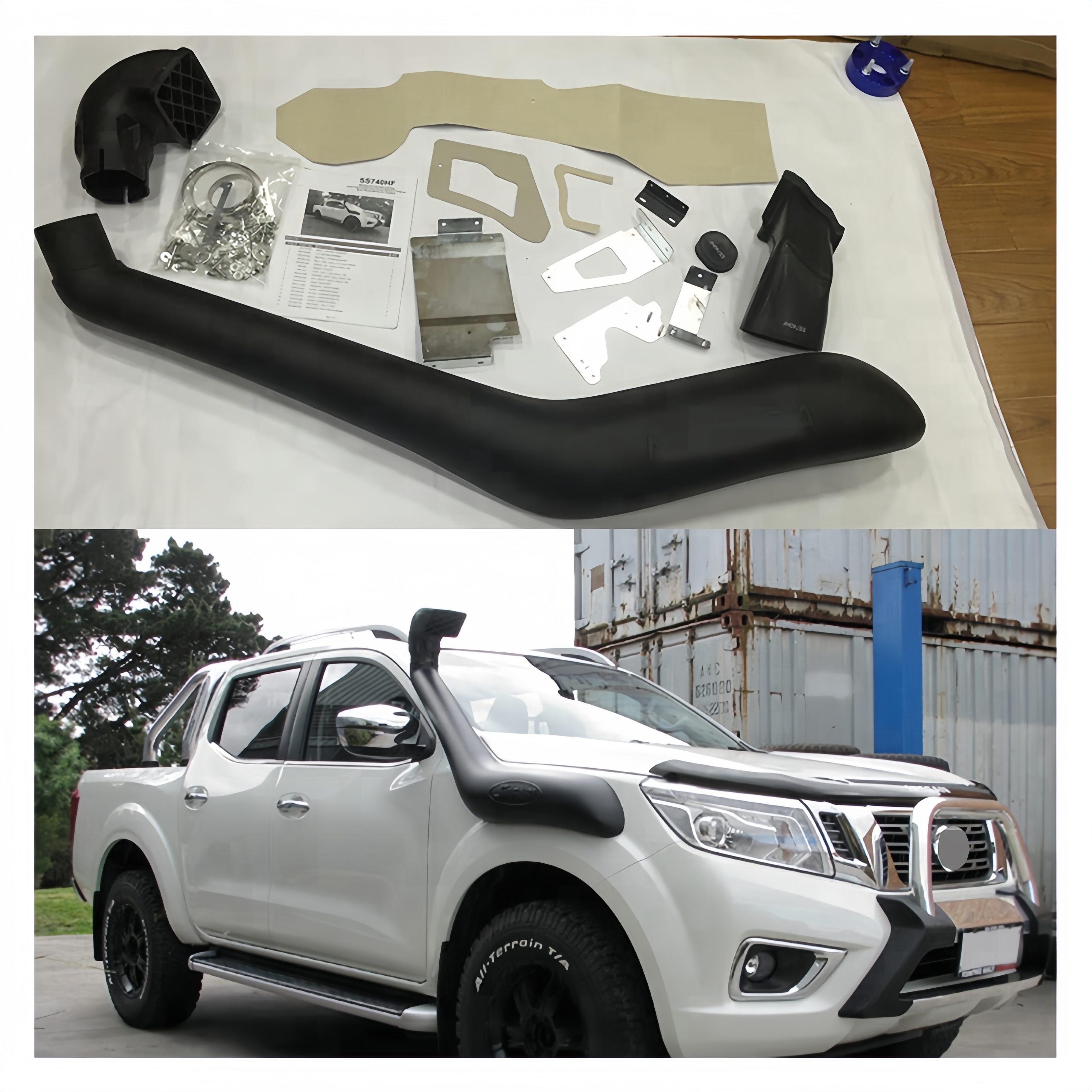 4X4 Accessories off Road Snorkel 4X4 Air Intake 4WD Snorkel Kit Fit for Nissan Navara Np300 2015+ Snorkel