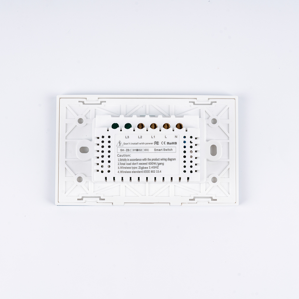 American/Australian/Brazil standard Zigbee touch smart switch