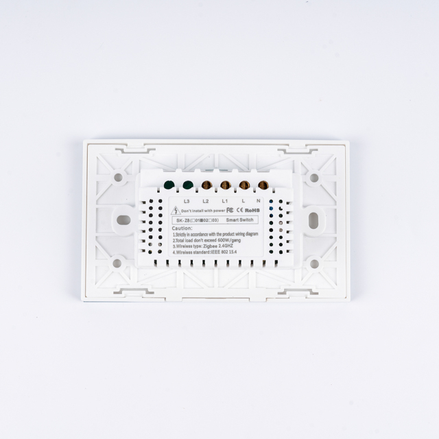 American/Australian/Brazil standard Zigbee touch smart switch