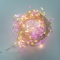 Creative Christmas/Holiday decoration  colorful solar copper string lights