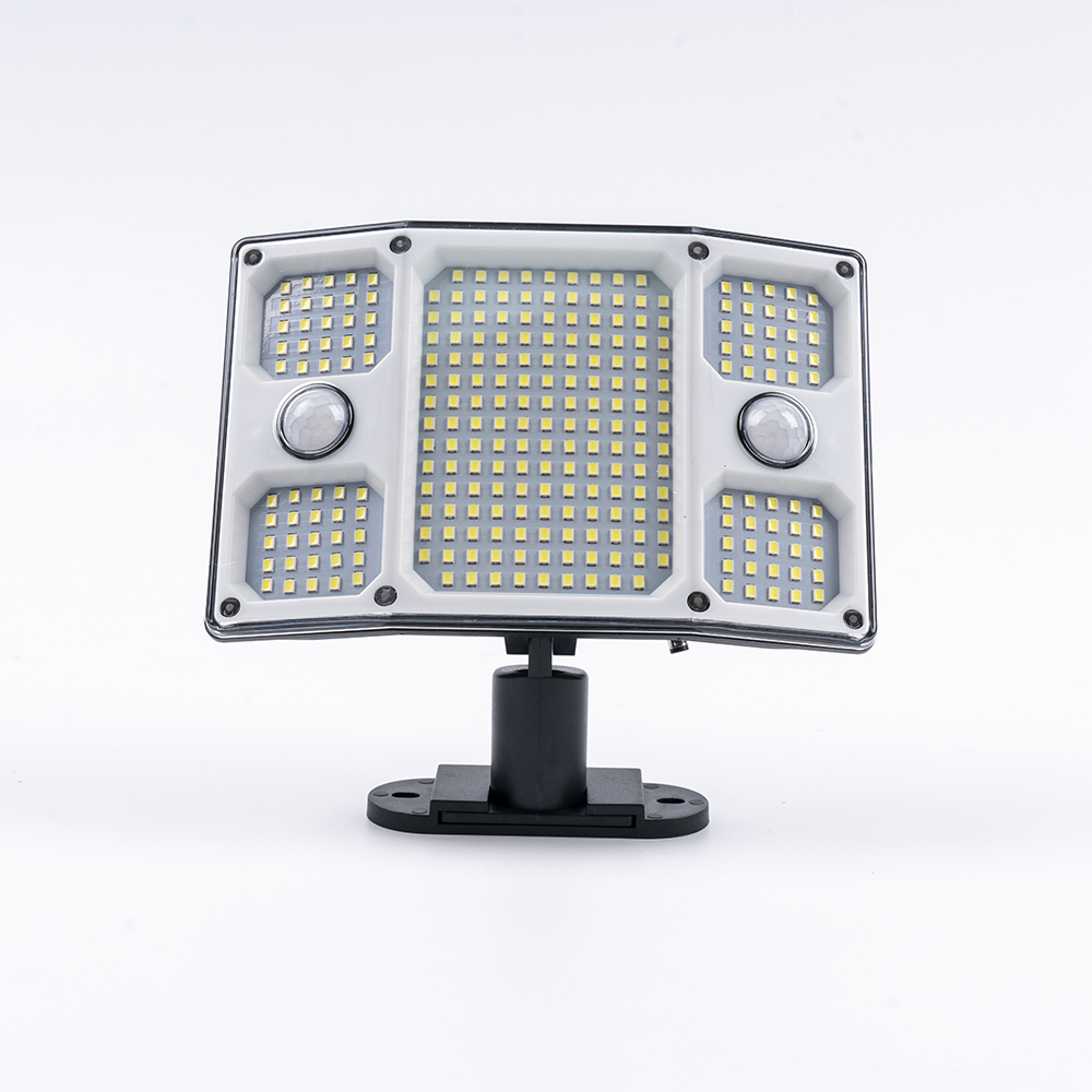 Dual-sensor solar split wall lights with  remote control