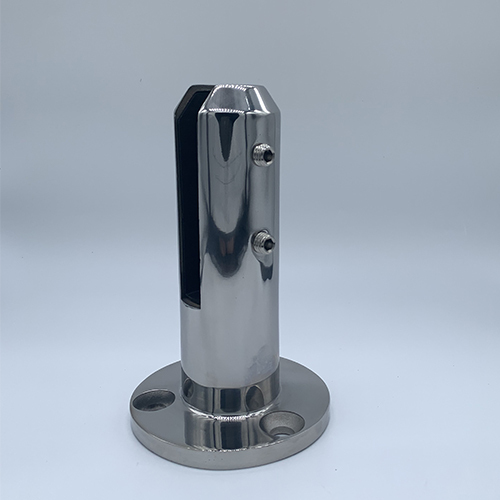 Espita de vidrio con base de diseño redondo