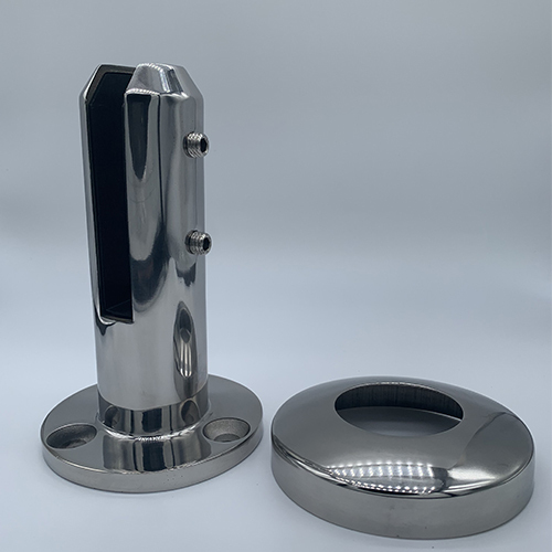 Espita de vidrio con base de diseño redondo