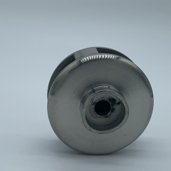 Abrazadera para barandilla de vidrio redonda de 180 grados