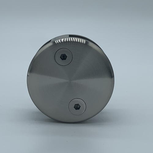 Abrazadera para barandilla de vidrio redonda de 180 grados