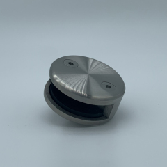 Abrazadera para barandilla de vidrio redonda de 180 grados