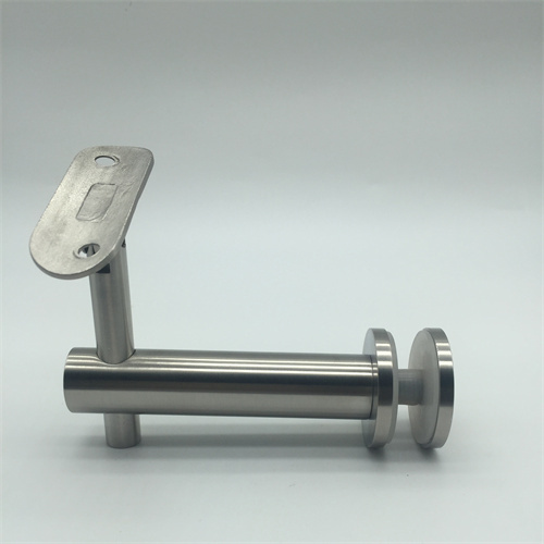 Soporte de pasamanos ajustable para montaje en vidrio