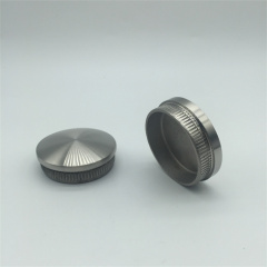 2" Round Tube End Cap