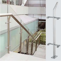 Stainless Steel Glass Handrail Glass Balustrade Baluster Post