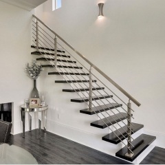 Crossbar Railing Horizontal Rod Bar System Stair Railing