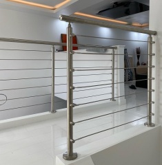 Crossbar Railing Horizontal Rod Bar System Stair Railing