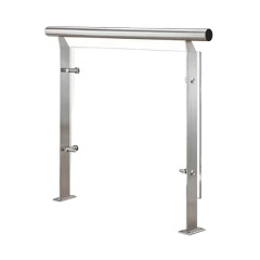 Stainless Steel Glass Railing Systems Flat Bar Baluster Post