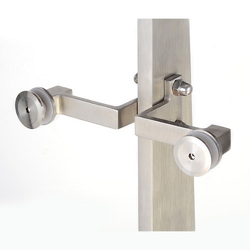 Stainless Steel Glass Railing Systems Flat Bar Baluster Post