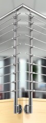 Stainless Steel Rod Balustrade Balcony Rod Railing