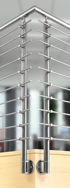Stainless Steel Rod Balustrade Balcony Rod Railing