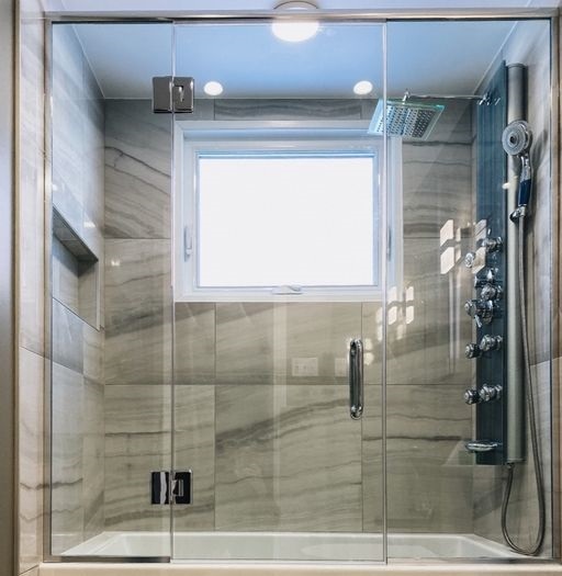 90 Degree Wall to Glass Hinge