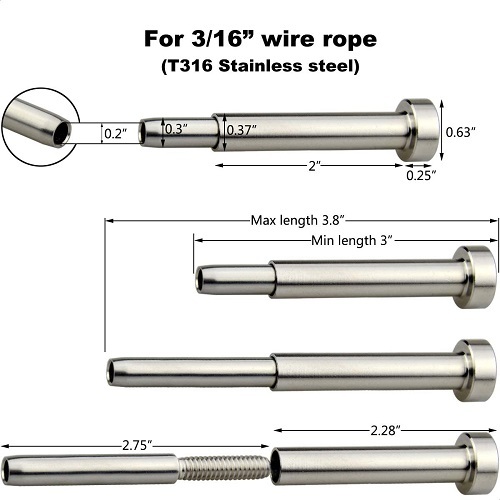 Tensor de cable invisible
