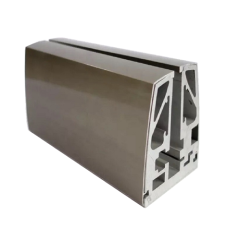 Perfil de aluminio en forma de U