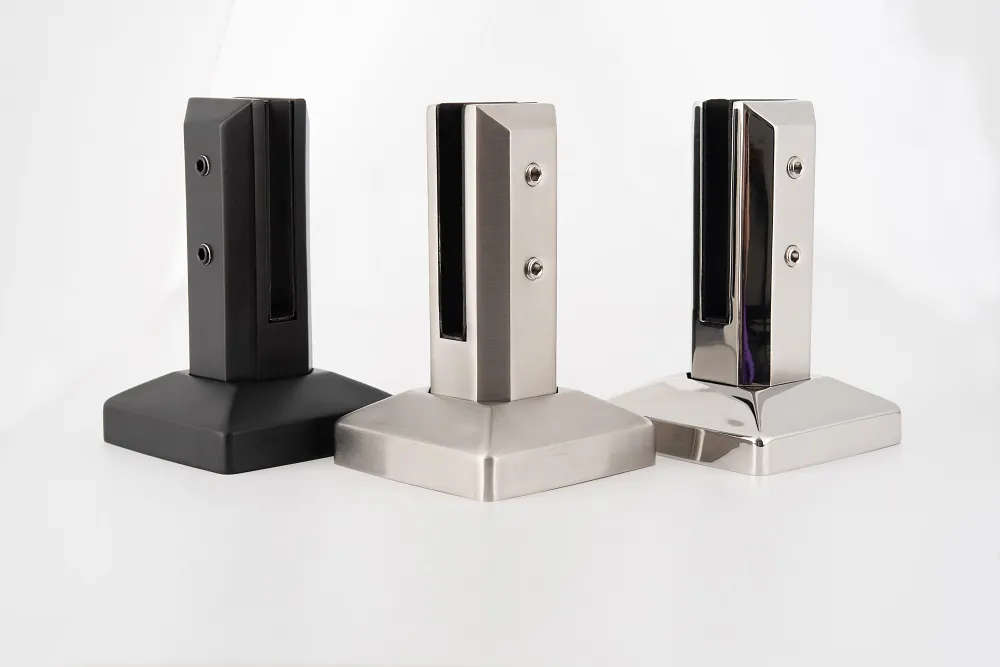 MOVKZACV Glass Clamp, Stainless Steel Spigots Stairs, Glass Fence Clamp