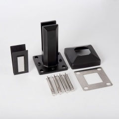 Black Adjustable Glass Railing Spigot