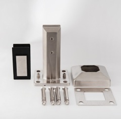 Black Adjustable Glass Railing Spigot