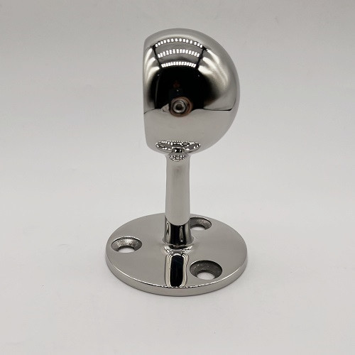 Accesorio de pasamanos de pared con soporte de extremo recto