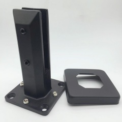 Black Finish Glass Spigot Clamp