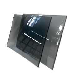 Black tinted tempered glass 10mm 12mm