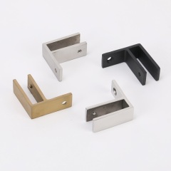 Abrazadera de vidrio a pared desplazada