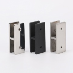 180° Square Glass-to-Glass Railing Clamp