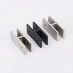 180° Square Glass-to-Glass Railing Clamp