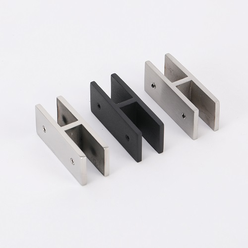 180° Square Glass-to-Glass Railing Clamp